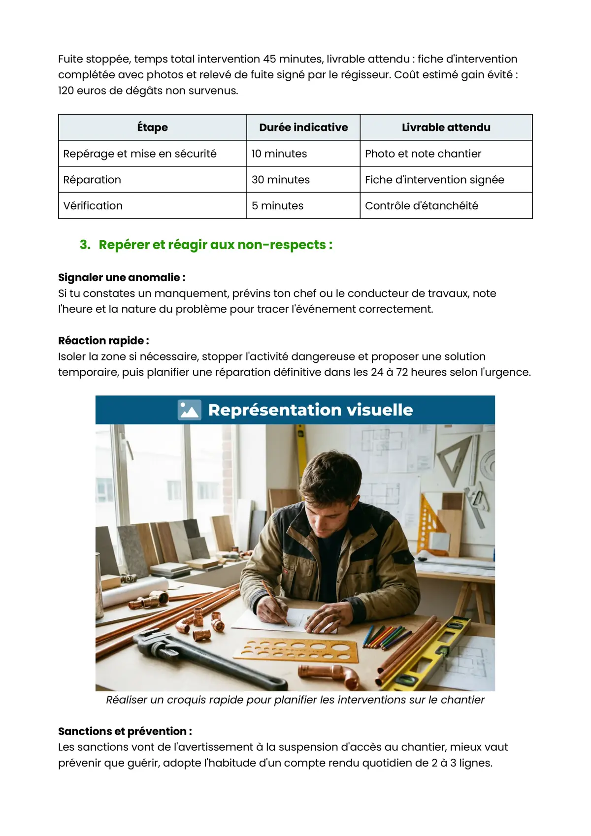 Example Fiche de Révision CAP MIS
